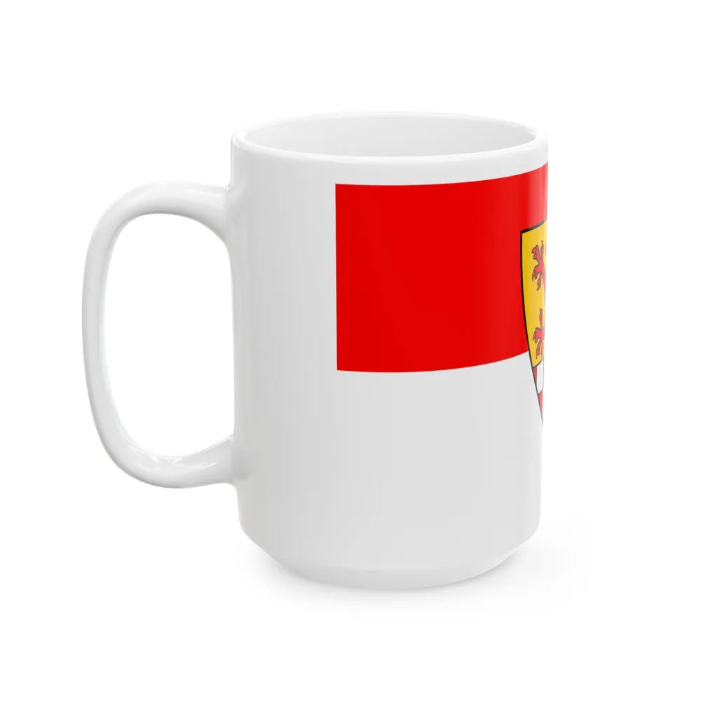 Flag of Unna Germany - White Coffee Mug-Go Mug Yourself