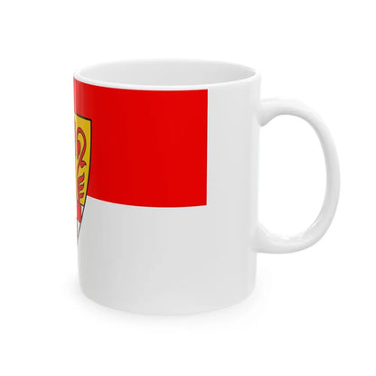 Flag of Unna Germany - White Coffee Mug-Go Mug Yourself