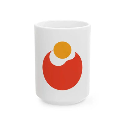 Flag of Unnan Shimane (Japan) White Coffee Mug 15oz - Go Mug Yourself