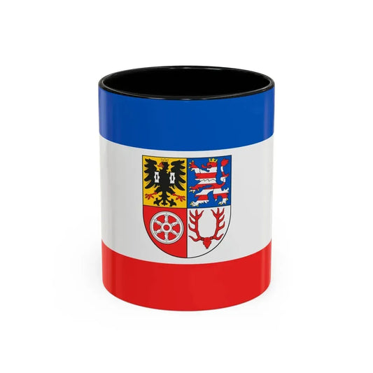 Flag of Unstrut Hainich Kreis Germany - Accent Coffee Mug 11oz Black - Go Mug Yourself