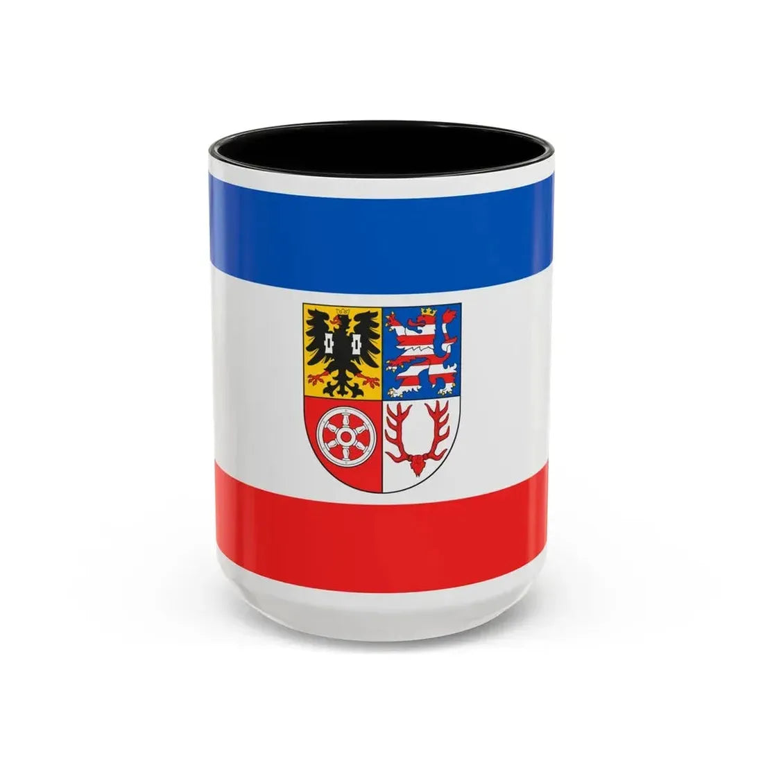 Flag of Unstrut Hainich Kreis Germany - Accent Coffee Mug 15oz Black - Go Mug Yourself