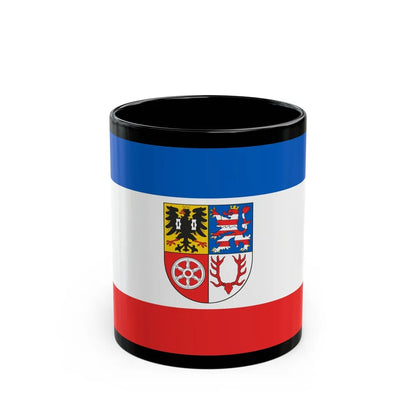 Flag of Unstrut Hainich Kreis Germany - Black Coffee Mug-11oz-Go Mug Yourself