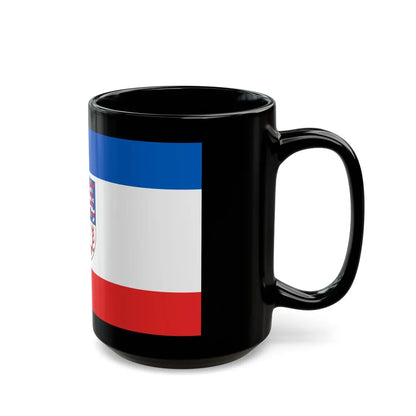 Flag of Unstrut Hainich Kreis Germany - Black Coffee Mug-Go Mug Yourself