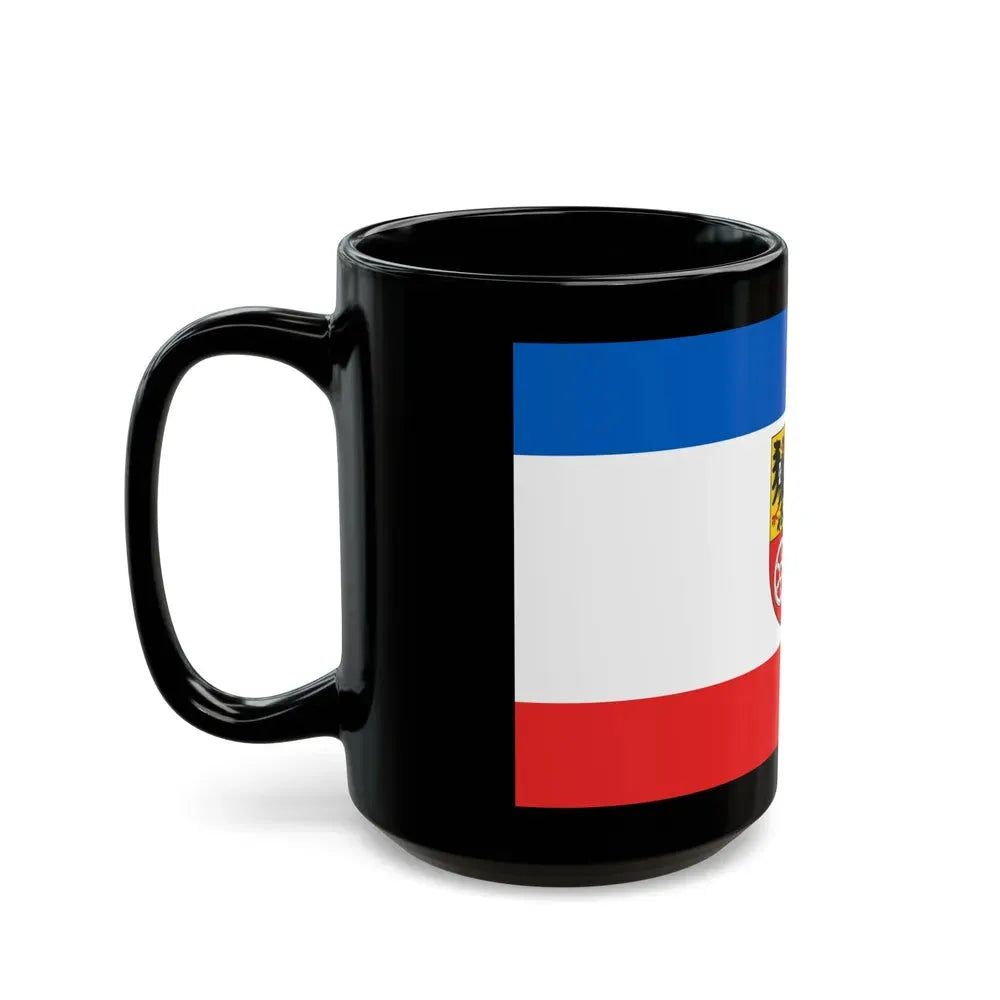 Flag of Unstrut Hainich Kreis Germany - Black Coffee Mug - Go Mug Yourself