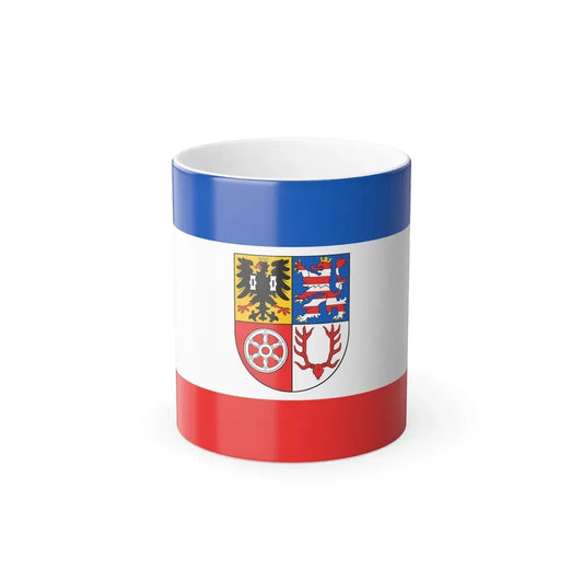 Flag of Unstrut Hainich Kreis Germany - Color Changing Coffee Mug 11oz - Go Mug Yourself