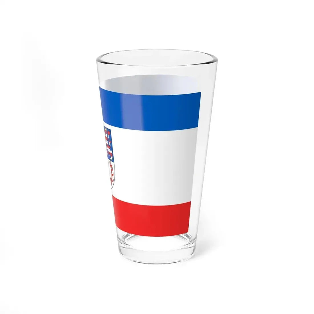 Flag of Unstrut Hainich Kreis Germany - Pint Glass 16oz - Go Mug Yourself