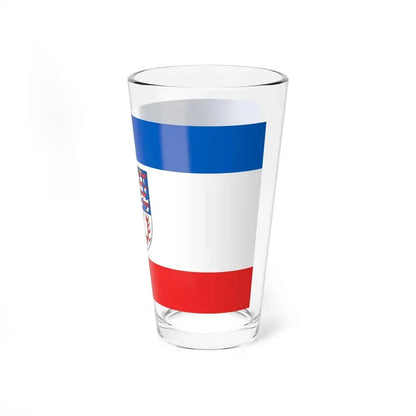 Flag of Unstrut Hainich Kreis Germany - Pint Glass 16oz - Go Mug Yourself