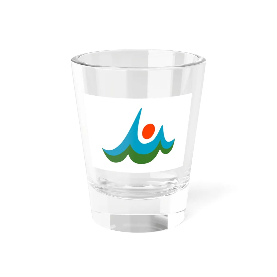 Flag of Unzen Nagasaki (Japan) Shot Glass 1.5oz 1.5oz - Go Mug Yourself