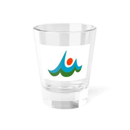 Flag of Unzen Nagasaki (Japan) Shot Glass 1.5oz 1.5oz - Go Mug Yourself