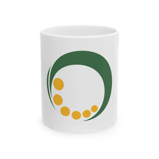 Flag of Uonuma Niigata (Japan) White Coffee Mug 11oz - Go Mug Yourself