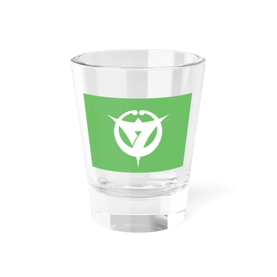 Flag of Uozu Toyama (Japan) Shot Glass 1.5oz 1.5oz - Go Mug Yourself