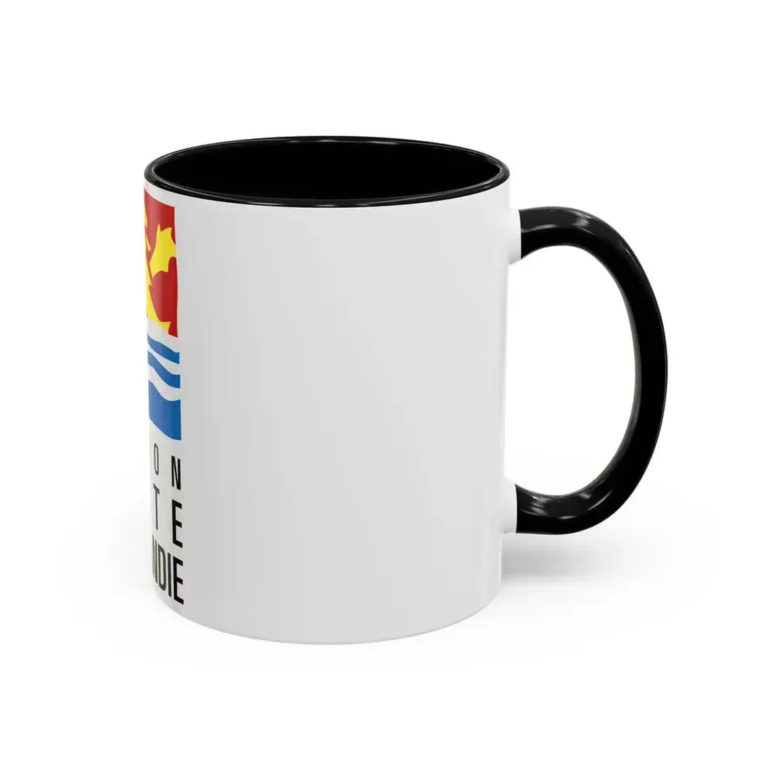 Flag of Upper Normandy France 2 - Accent Coffee Mug - Go Mug Yourself