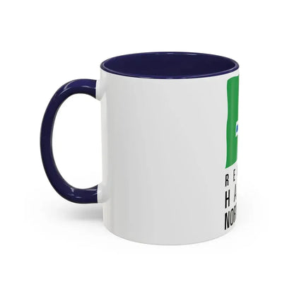 Flag of Upper Normandy France 2 - Accent Coffee Mug - Go Mug Yourself