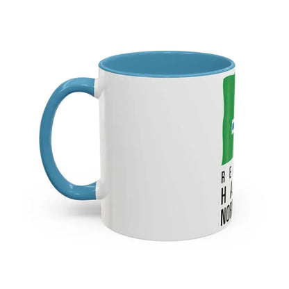 Flag of Upper Normandy France 2 - Accent Coffee Mug - Go Mug Yourself