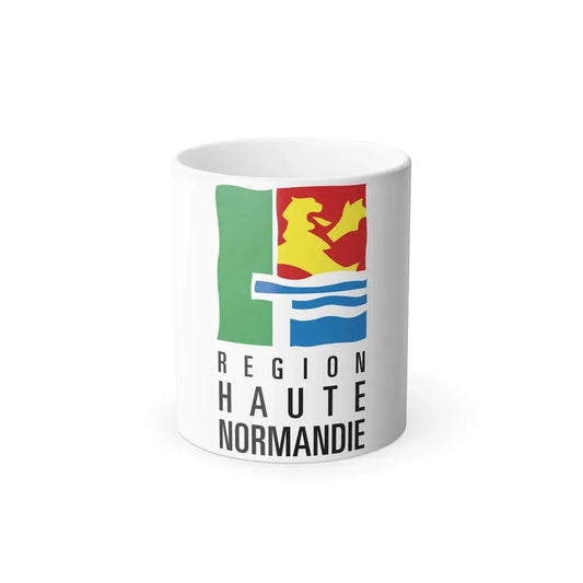 Flag of Upper Normandy France 2 - Color Changing Coffee Mug 11oz - Go Mug Yourself