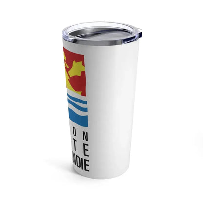 Flag of Upper Normandy France 2 - Tumbler 20oz - Go Mug Yourself