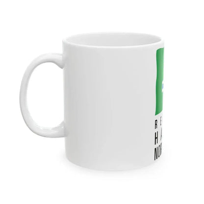 Flag of Upper Normandy France 2 - White Coffee Mug - Go Mug Yourself