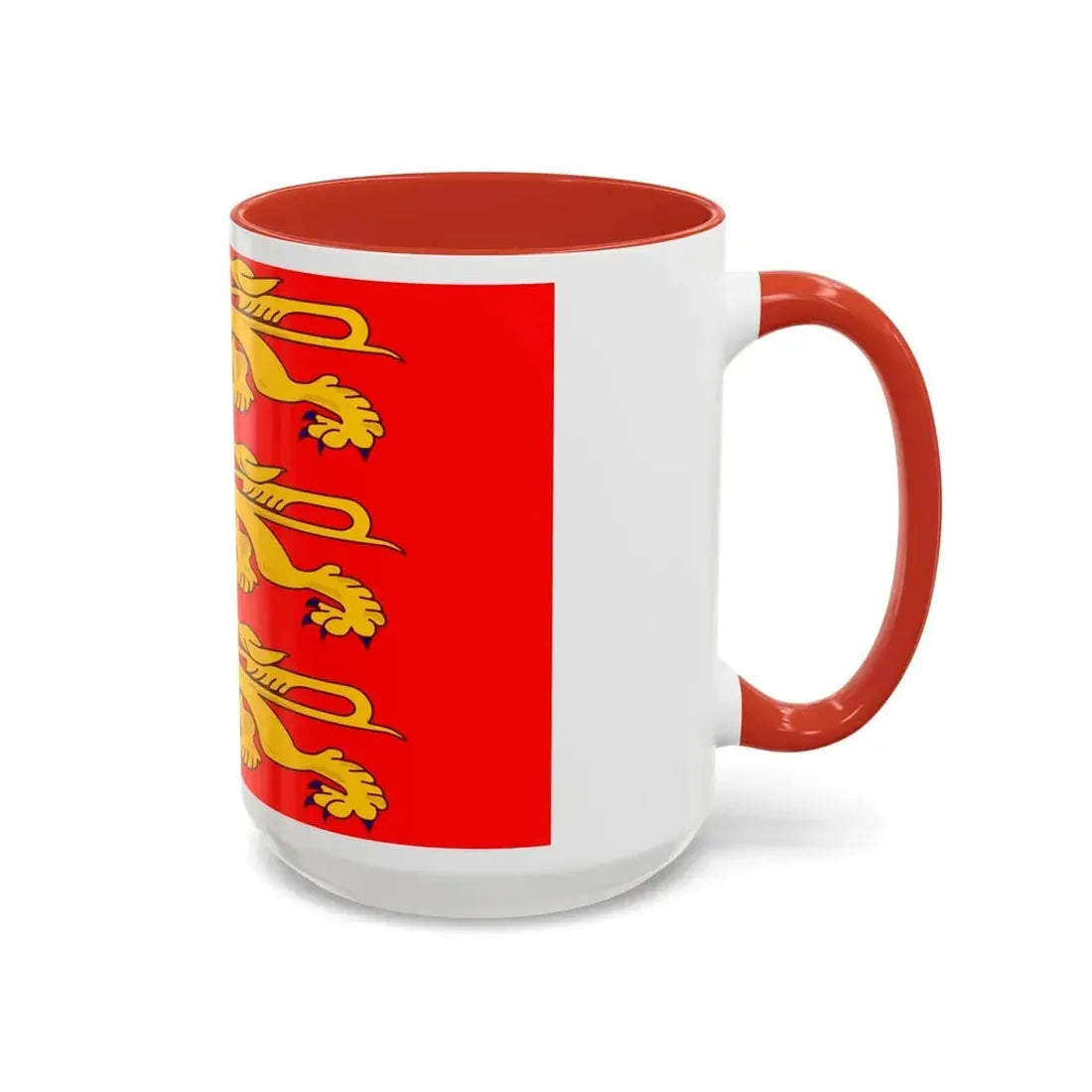 Flag of Upper Normandy France - Accent Coffee Mug - Go Mug Yourself