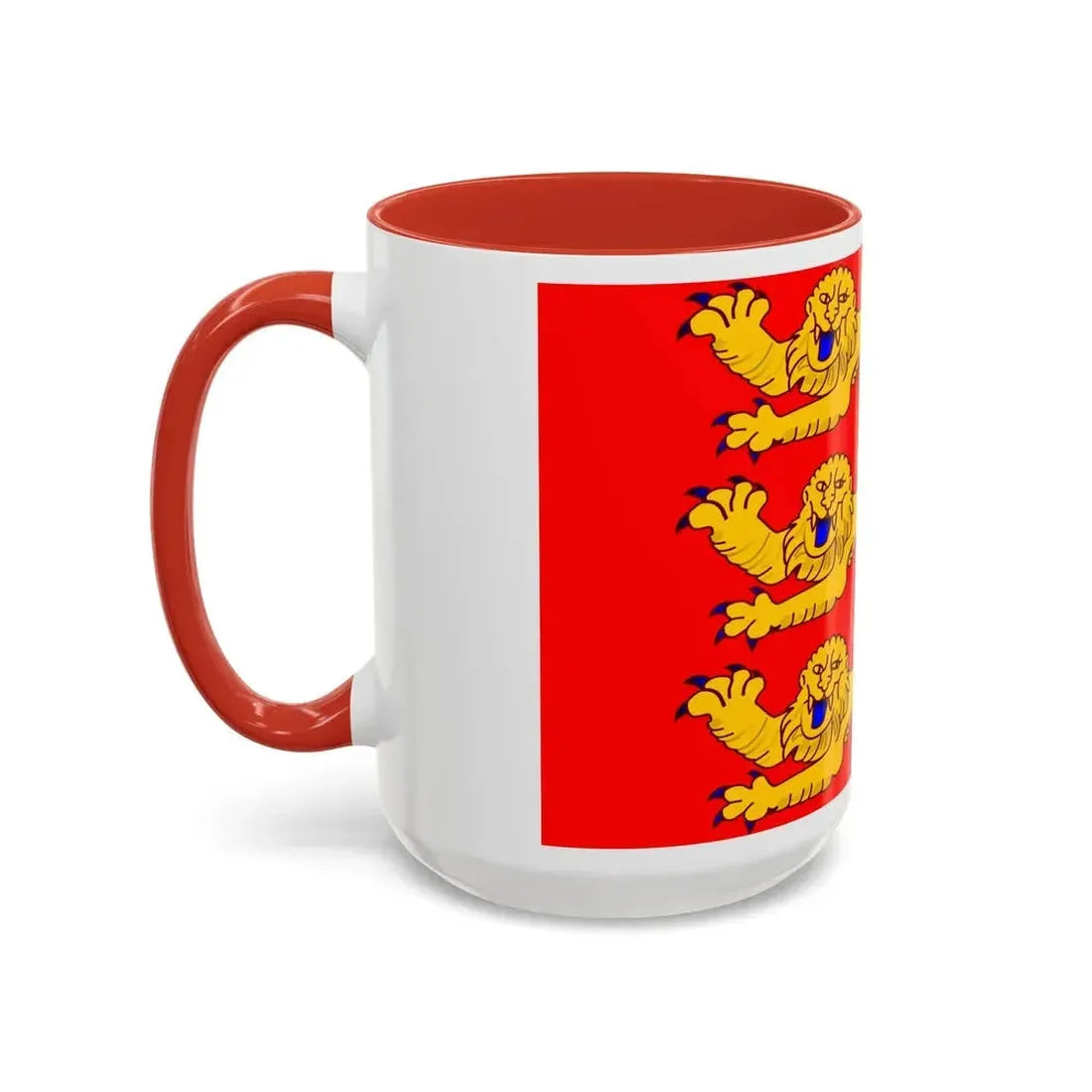 Flag of Upper Normandy France - Accent Coffee Mug - Go Mug Yourself