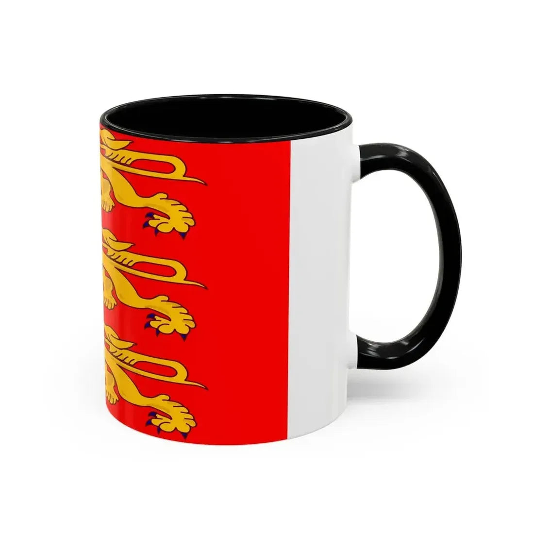 Flag of Upper Normandy France - Accent Coffee Mug - Go Mug Yourself