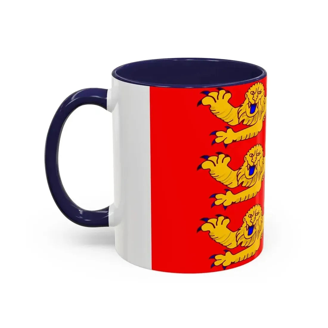 Flag of Upper Normandy France - Accent Coffee Mug - Go Mug Yourself
