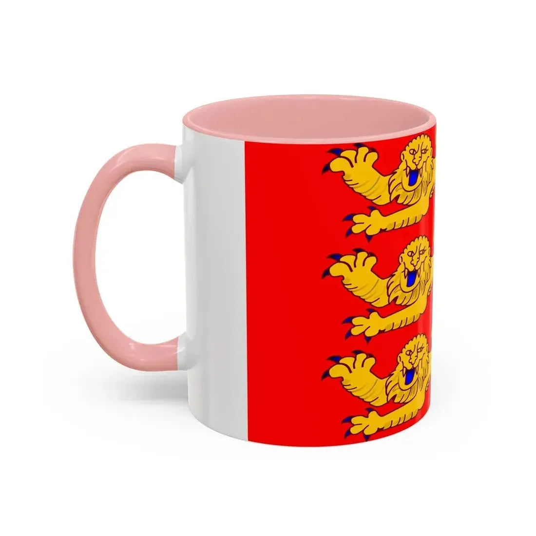Flag of Upper Normandy France - Accent Coffee Mug - Go Mug Yourself