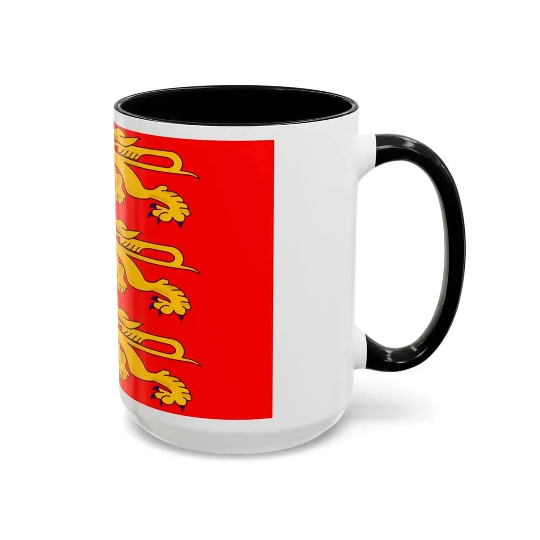 Flag of Upper Normandy France - Accent Coffee Mug - Go Mug Yourself