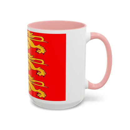 Flag of Upper Normandy France - Accent Coffee Mug - Go Mug Yourself