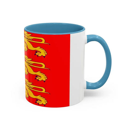 Flag of Upper Normandy France - Accent Coffee Mug - Go Mug Yourself