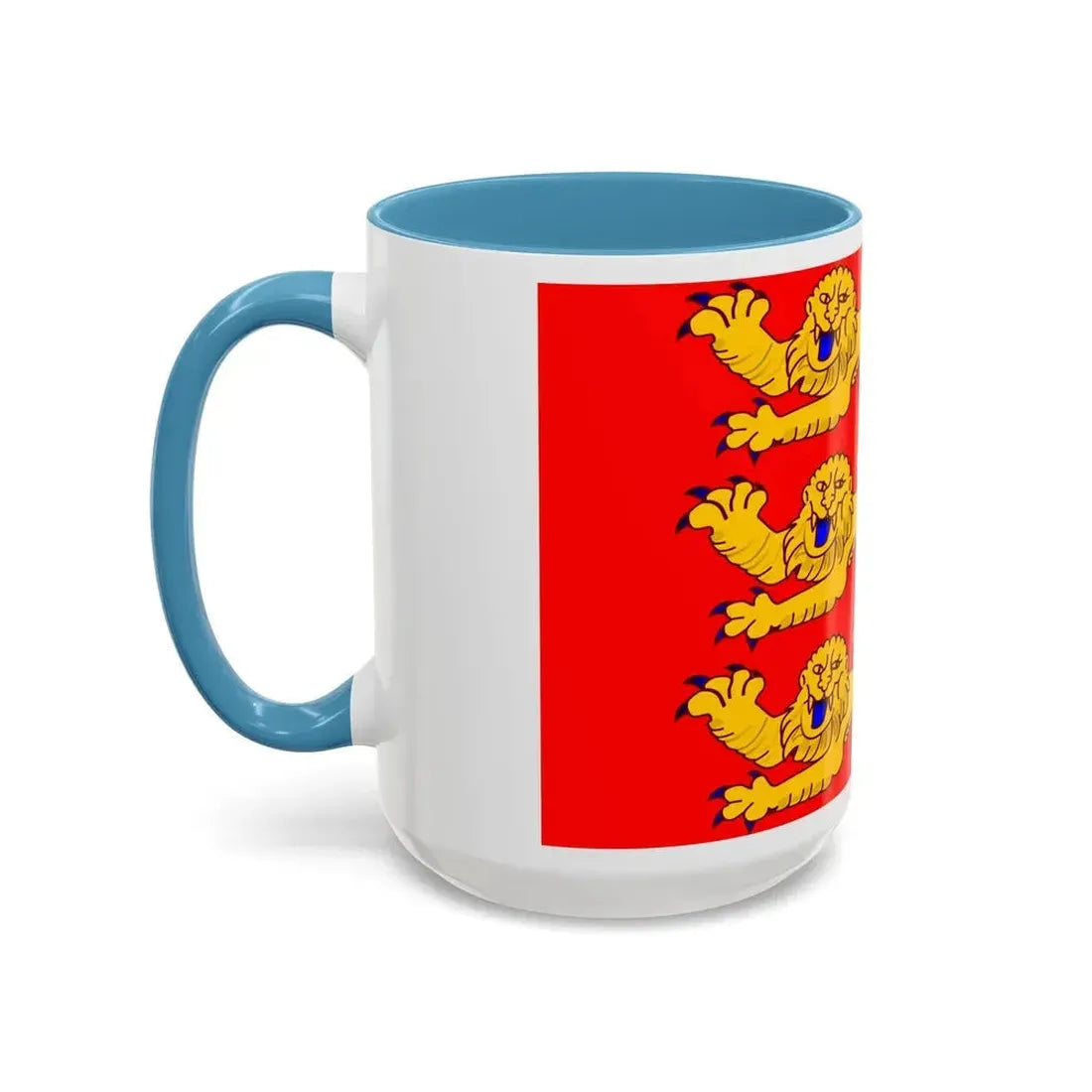 Flag of Upper Normandy France - Accent Coffee Mug - Go Mug Yourself