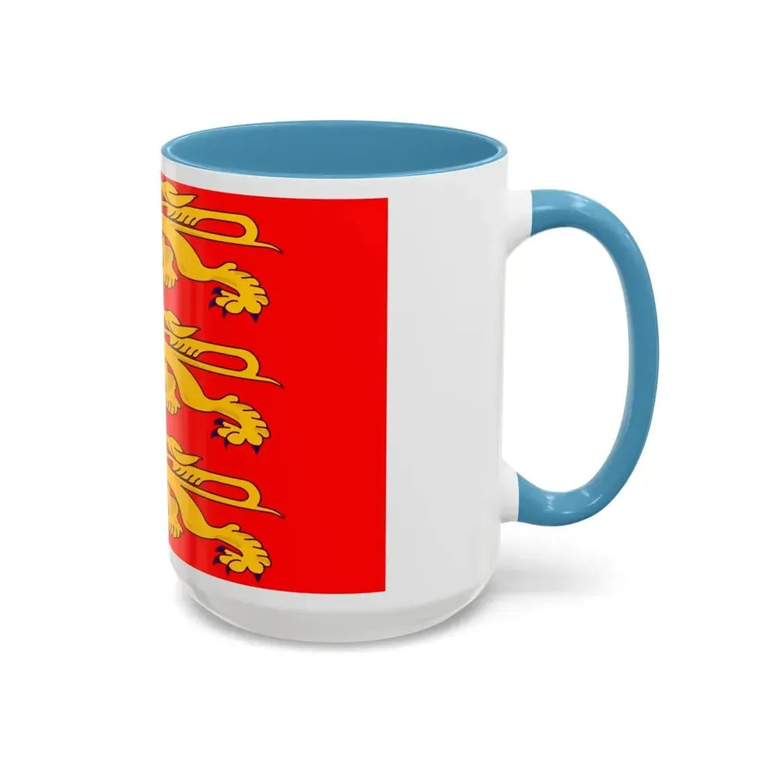 Flag of Upper Normandy France - Accent Coffee Mug - Go Mug Yourself