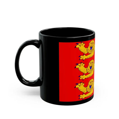 Flag of Upper Normandy France - Black Coffee Mug - Go Mug Yourself