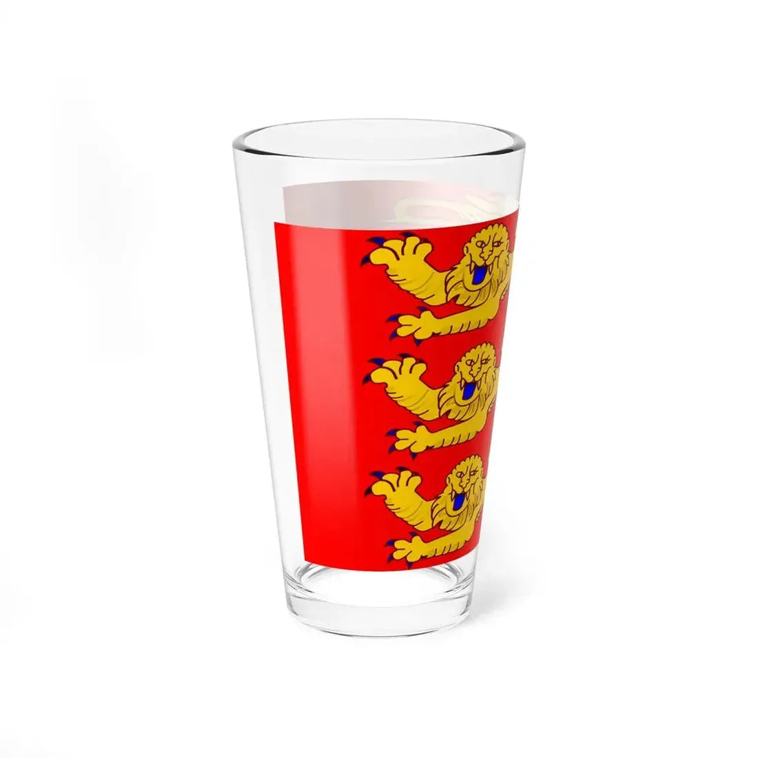Flag of Upper Normandy France - Pint Glass 16oz - Go Mug Yourself