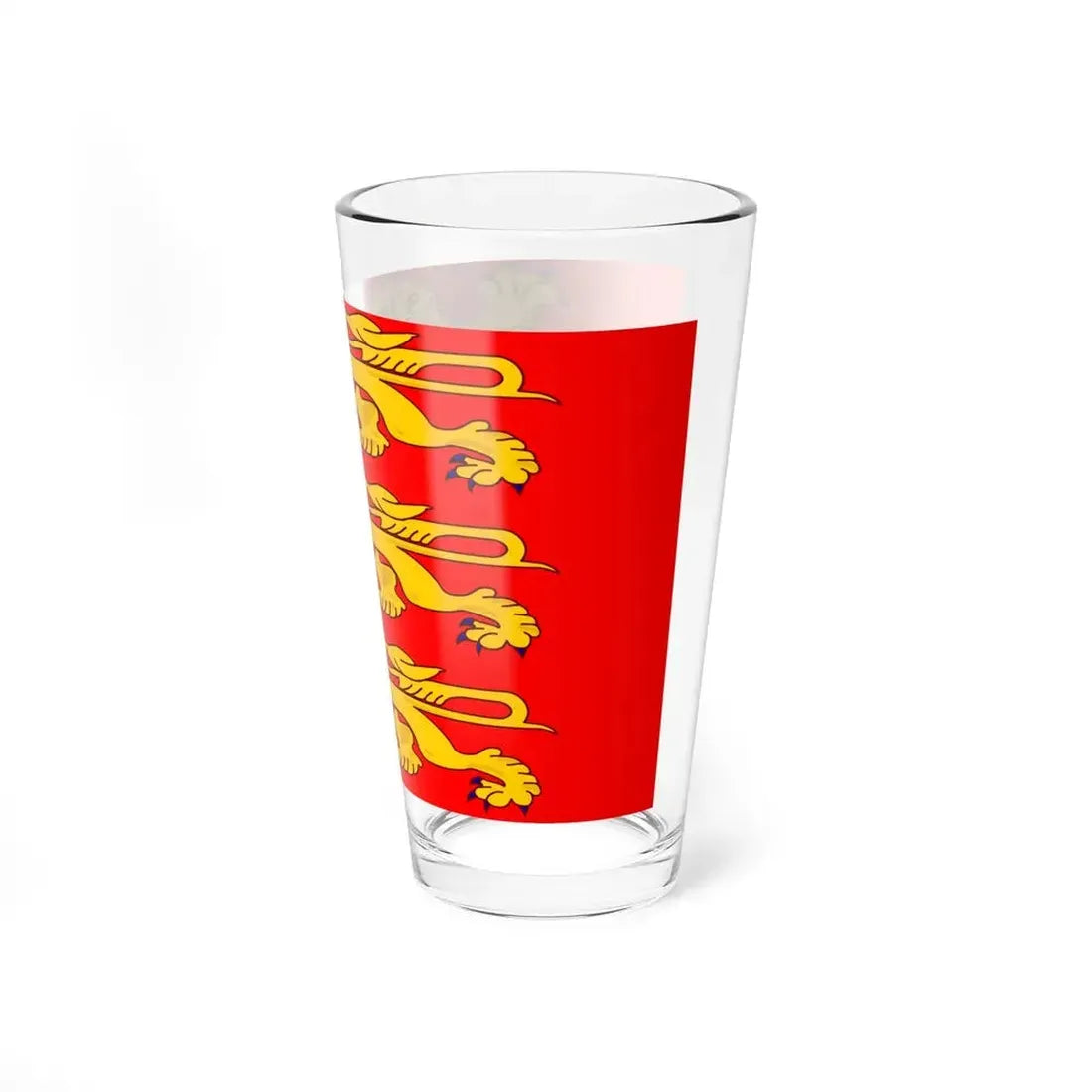 Flag of Upper Normandy France - Pint Glass 16oz - Go Mug Yourself