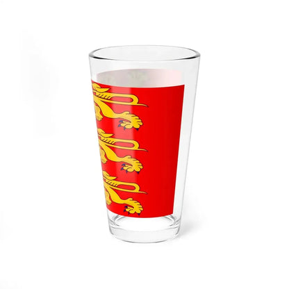 Flag of Upper Normandy France - Pint Glass 16oz - Go Mug Yourself