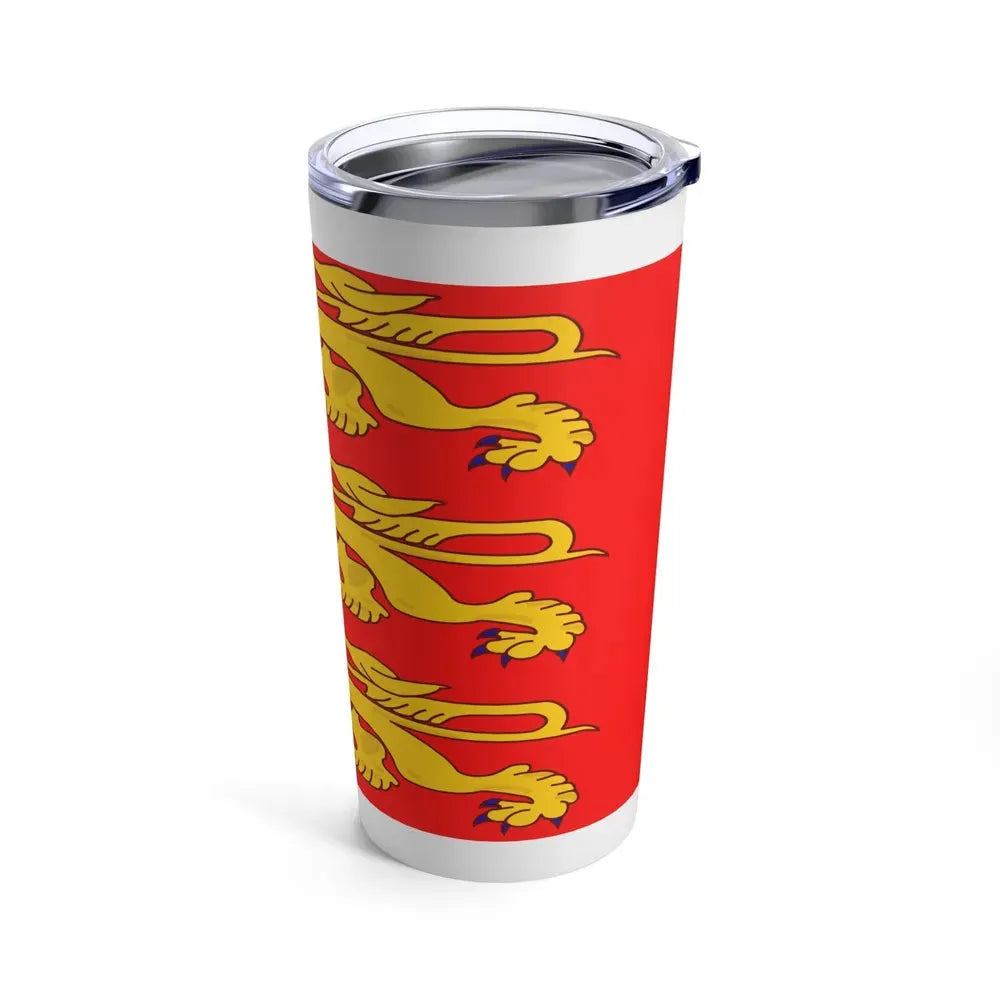 Flag of Upper Normandy France - Tumbler 20oz - Go Mug Yourself