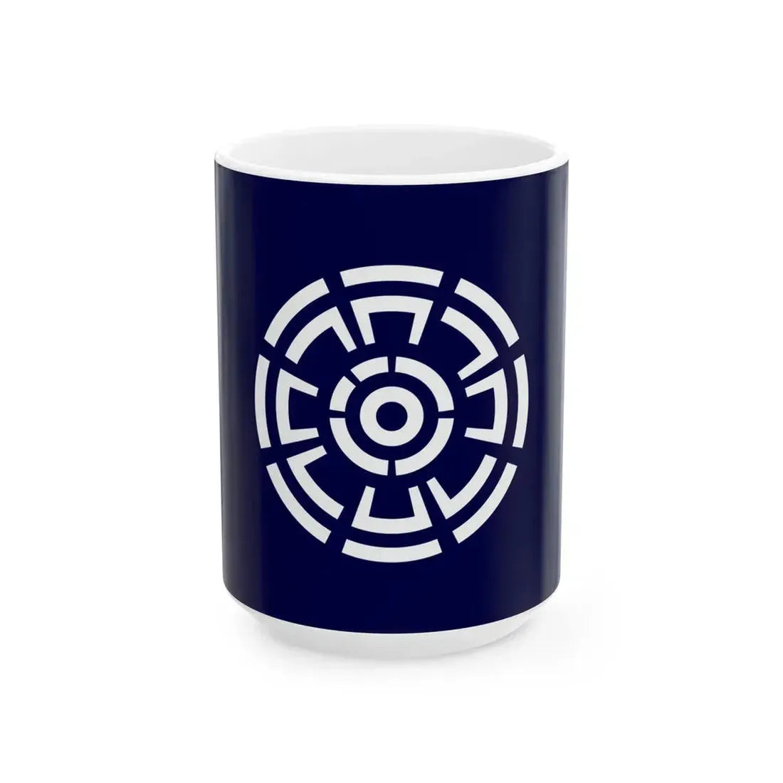 Flag of Urakawa Hokkaido (Japan) White Coffee Mug 15oz - Go Mug Yourself
