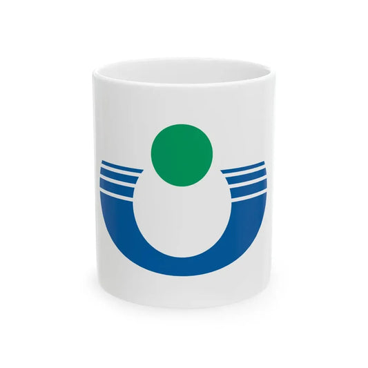 Flag of Urayasu Chiba (Japan) White Coffee Mug 11oz - Go Mug Yourself