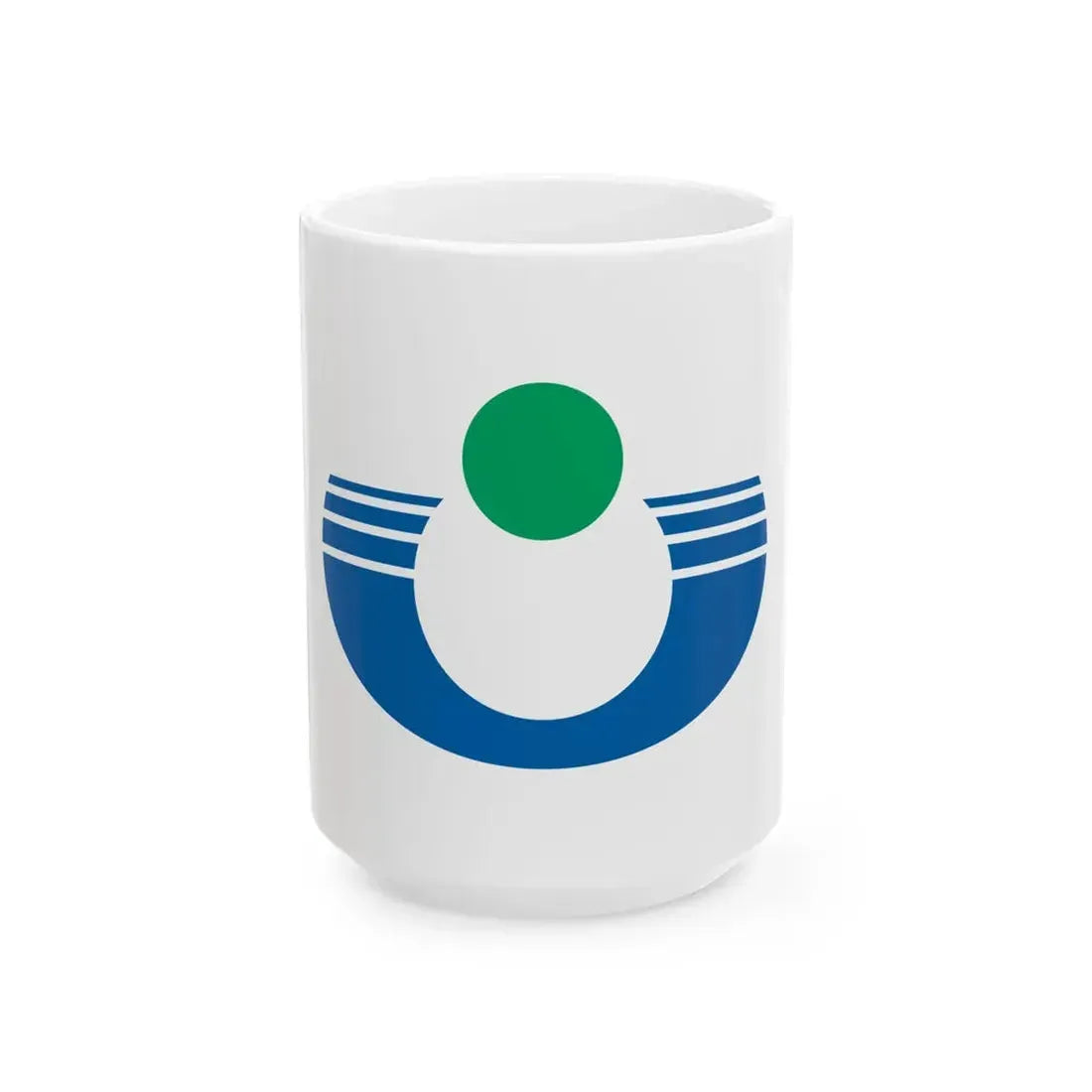 Flag of Urayasu Chiba (Japan) White Coffee Mug 15oz - Go Mug Yourself