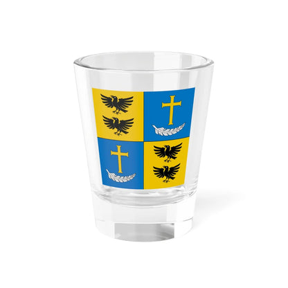 Flag of Urban Federer (Switzerland) Shot Glass 1.5oz 1.5oz - Go Mug Yourself