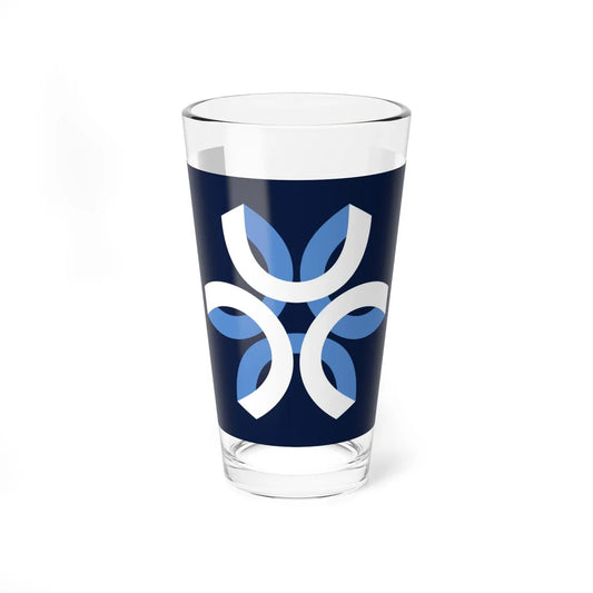 Flag of Urbandale Iowa (United States) Pint Glass 16oz 16oz - Go Mug Yourself