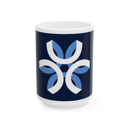Flag of Urbandale Iowa (United States) White Coffee Mug-15oz-Go Mug Yourself