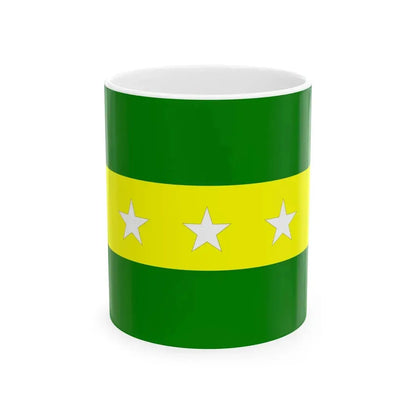 Flag of Urbina Jado (Ecuador) White Coffee Mug 11oz - Go Mug Yourself