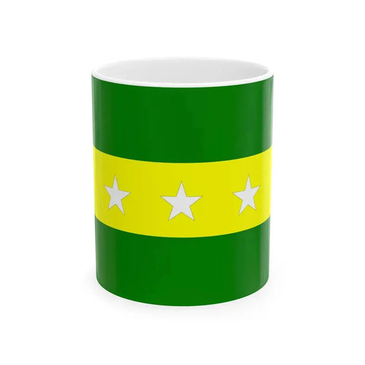 Flag of Urbina Jado (Ecuador) White Coffee Mug 11oz - Go Mug Yourself