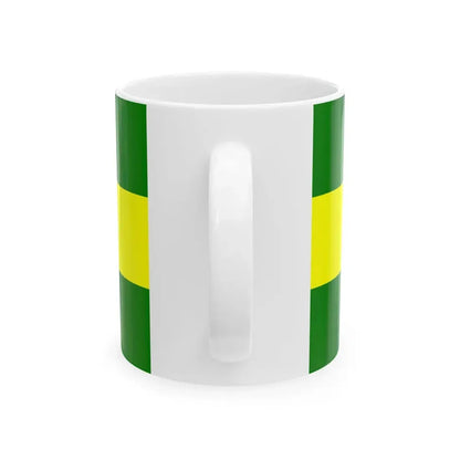 Flag of Urbina Jado (Ecuador) White Coffee Mug - Go Mug Yourself