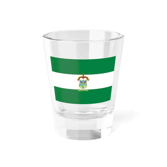 Flag of Urdaneta (Ecuador) Shot Glass 1.5oz 1.5oz - Go Mug Yourself