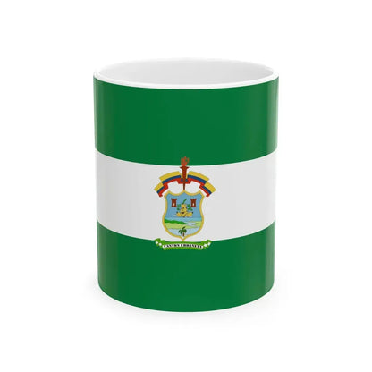 Flag of Urdaneta (Ecuador) White Coffee Mug 11oz - Go Mug Yourself