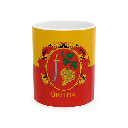 Flag of Urhida (Hungary) White Coffee Mug 11oz - Go Mug Yourself