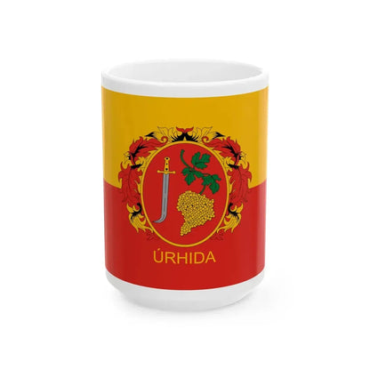 Flag of Urhida (Hungary) White Coffee Mug 15oz - Go Mug Yourself