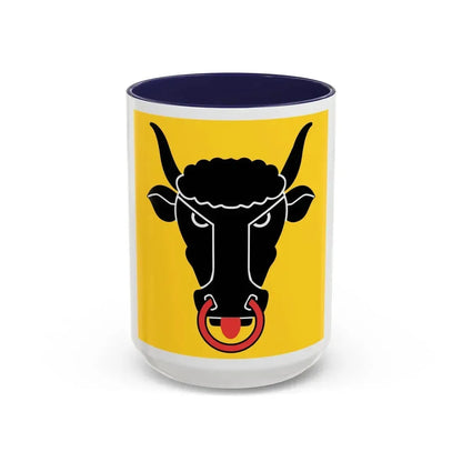 Flag of Uri Switzerland - Accent Coffee Mug 15oz Navy - Go Mug Yourself